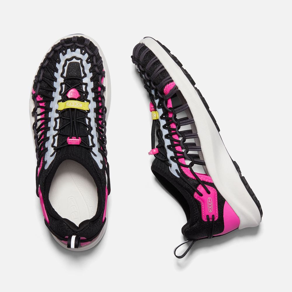 Zapatos Marca Keen Mexico Negros/Rosas - Mujer Uneek Snk Shoes - ZW7503691